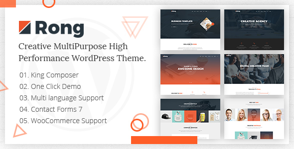 Rong - Theme WordPress sáng tạo đa năng