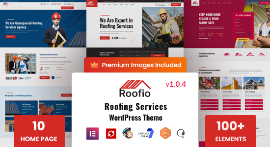 Roofio - Dịch vụ lợp mái WordPress Theme