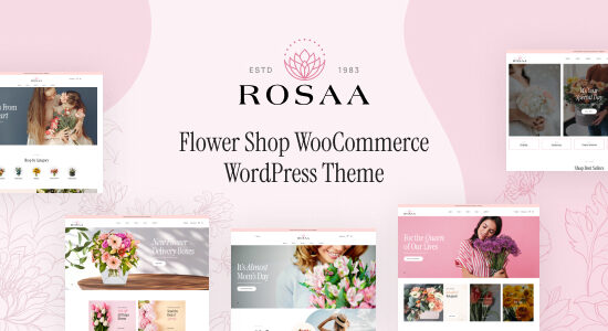 Rosaa - Chủ đề WordPress cửa hàng hoa