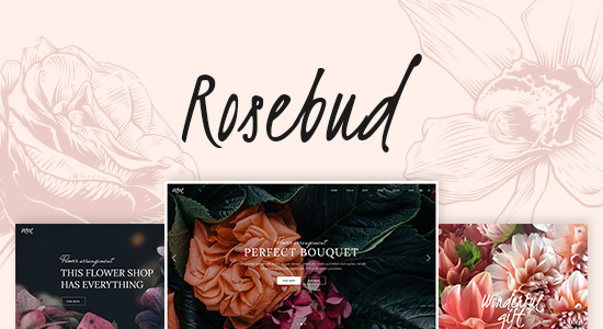 Rosebud - Chủ đề WordPress về cửa hàng hoa và cửa hàng hoa