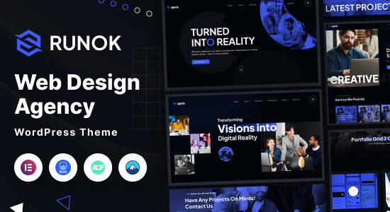 Runok - Chủ đề WordPress của đại lý web