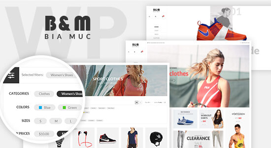 SNS BiaMuc - Chủ đề WordPress WooC Commerce