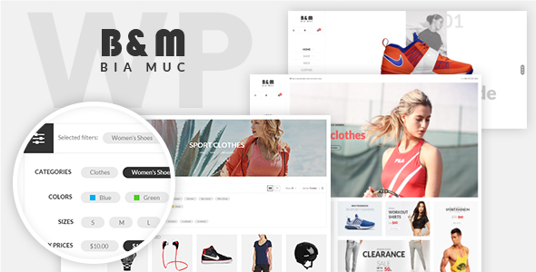 SNS BiaMuc - Chủ đề WordPress WooC Commerce