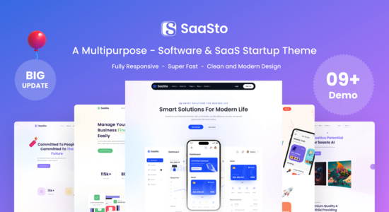 Saasto – Phần mềm & Chủ đề khởi động SaaS WordPress