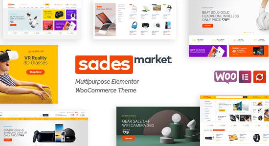 SadesMarket - Chủ đề WordPress đa năng