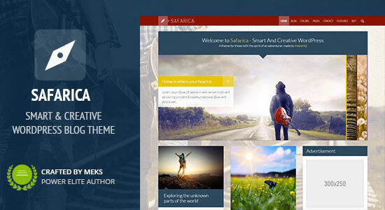 Safarica - Chủ đề blog WordPress thông minh và sáng tạo