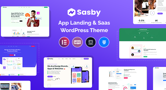 Sasby – App Landing & Saas WordPress Theme