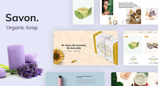 Savon - Chủ đề WordPress của cửa hàng thủ công
