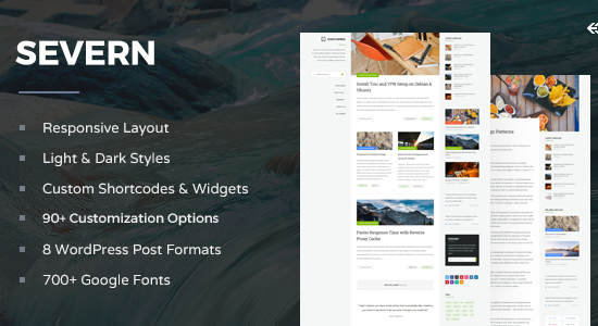 Severn - Chủ đề blog WordPress đáp ứng