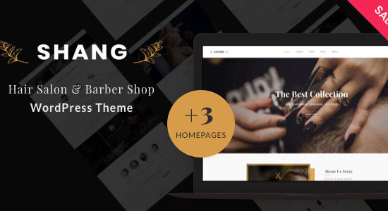 Shang - Chủ đề WordPress của Salon tóc & Tiệm cắt tóc