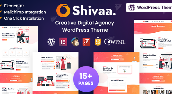 Shivaa - Chủ đề WordPress dành cho doanh nghiệp đa năng