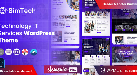 Simtech - Chủ đề WordPress công nghệ