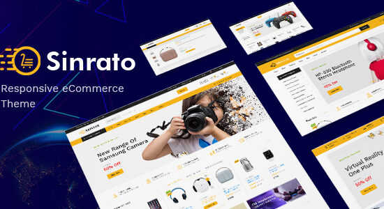 Sinrato - Chủ đề điện tử cho WooC Commerce WordPress