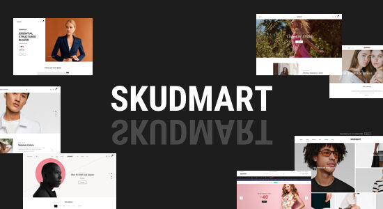 Skudmart - Chủ đề WooC Commerce tối giản