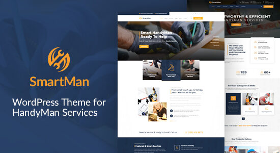 Smartman - Chủ đề WordPress dành cho dịch vụ người giúp việc