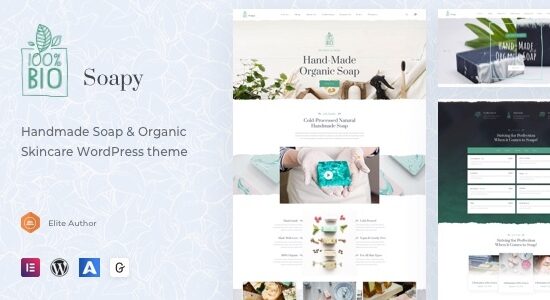 Soapy - Chăm sóc da thủ công & hữu cơ WordPress