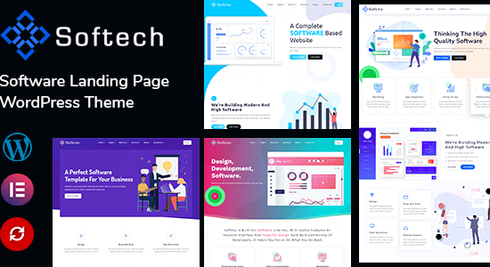 Softech - Phần mềm & Chủ đề trang đích WordPress