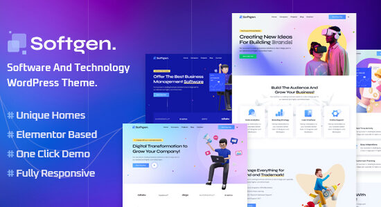 Softgen - Chủ đề WordPress phần mềm & công nghệ