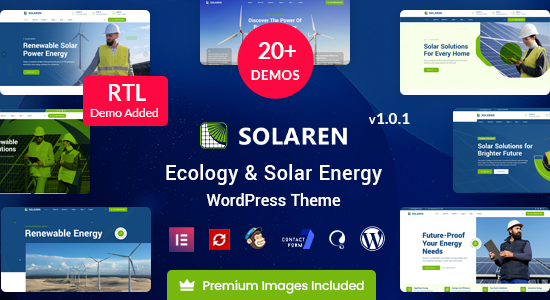 Solaren – Chủ đề WordPress về Sinh thái & Năng lượng Mặt trời