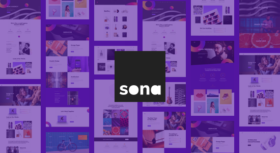 Sona - Cơ quan tiếp thị kỹ thuật số WordPress