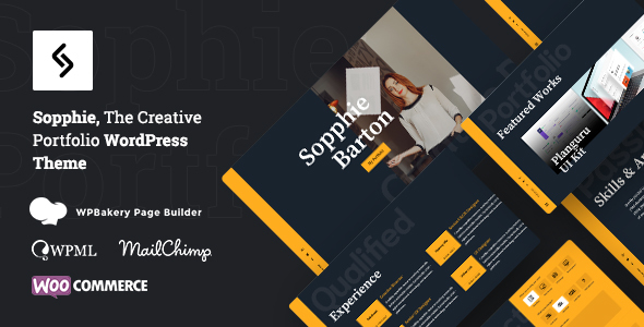 Sophie - Chủ đề WordPress cá nhân đáp ứng sáng tạo