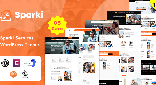 Sparki - Dịch vụ sửa chữa WordPress Theme