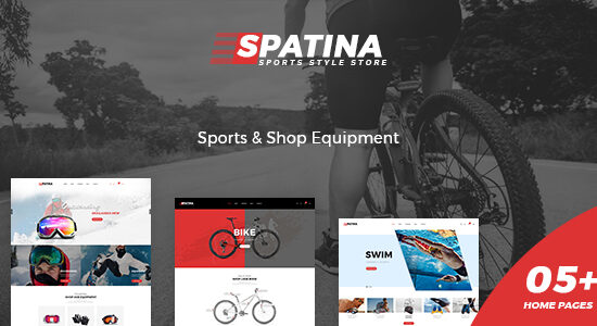 Spatina – Chủ đề WordPress dành cho cửa hàng thể thao WooC Commerce