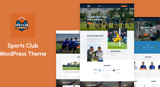 SpoClub - Chủ đề WordPress của câu lạc bộ thể thao
