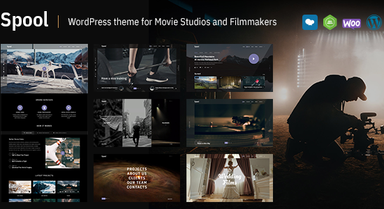 Spool - Chủ đề WordPress của Hãng phim và Nhà làm phim