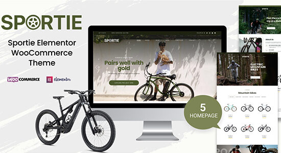 Sportie - Chủ đề WooC Commerce của Elementor