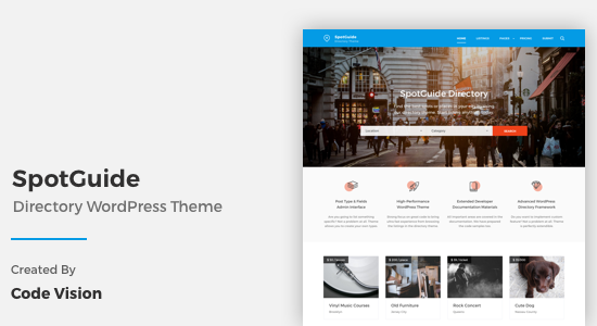 SpotGuide - Chủ đề WordPress thư mục hiệu suất cao