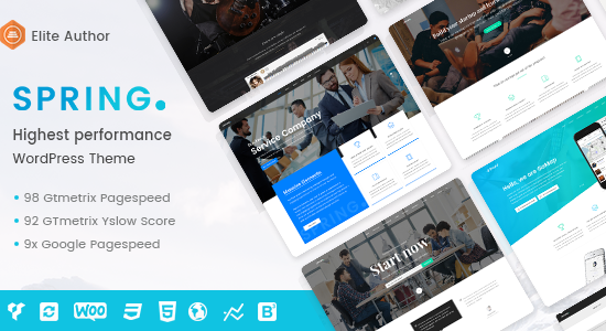 Spring - Theme WordPress đa năng hiệu suất cao nhất