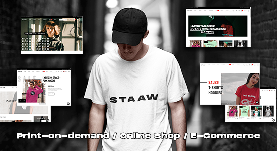 Staaw - Chủ đề WooC Commerce in theo yêu cầu