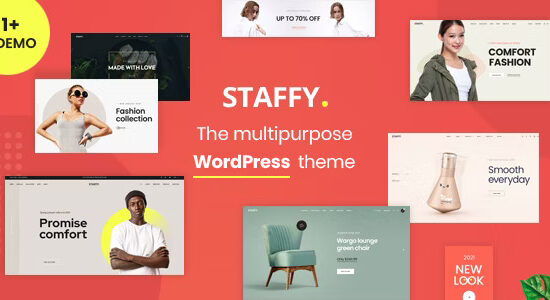 Staffy - Chủ đề thương mại điện tử WordPress đa năng đáp ứng