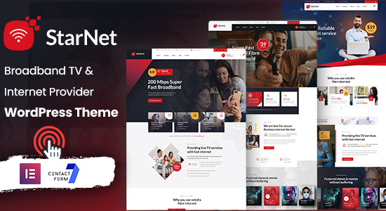 StarNet - Chủ đề WordPress của nhà cung cấp Internet