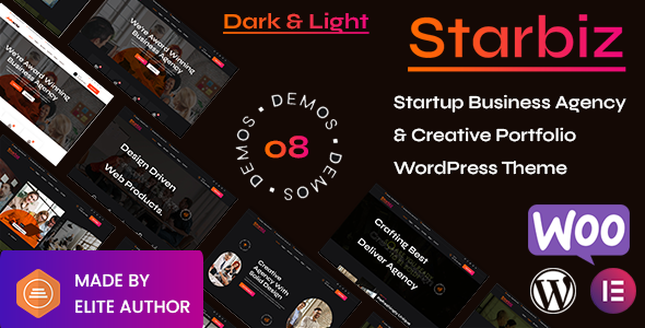 Starbiz - Chủ đề WordPress cho Cơ quan kinh doanh khởi nghiệp & danh mục đầu tư sáng tạo