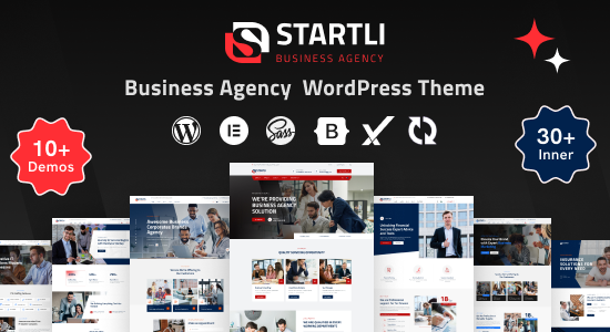 Startli - Chủ đề WordPress tư vấn kinh doanh Elementor + RTL