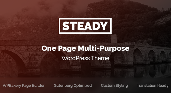 Steady - Chủ đề WordPress đa mục đích một trang