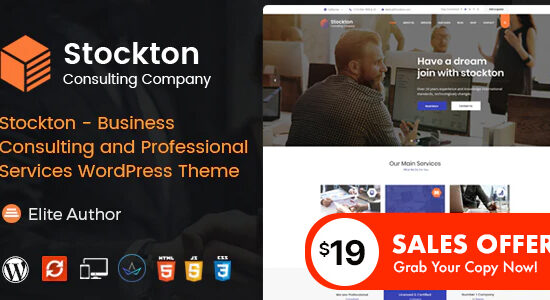 Stockton - Chủ đề WordPress tư vấn tài chính và kinh doanh