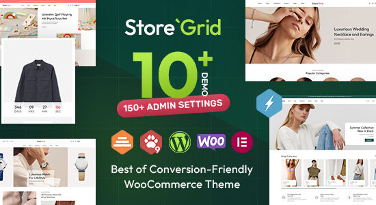 StoreGrid - Chủ đề WooC Commerce đa năng và thời trang