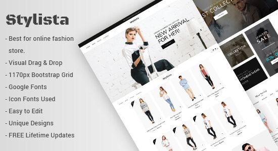 Stylista - Chủ đề WordPress WooC Commerce thời trang đáp ứng