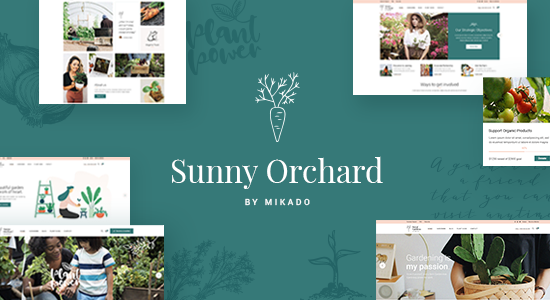 SunnyOrchard - Chủ đề cảnh quan và làm vườn