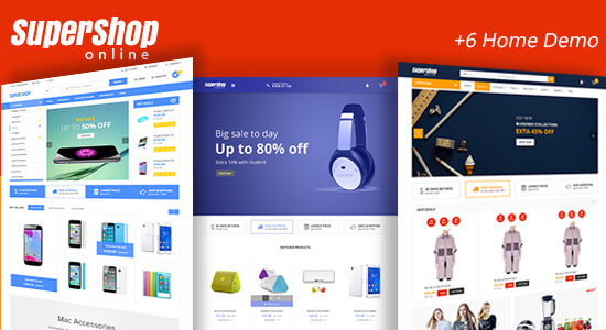 Super Shop - Chủ đề WordPress WooC Commerce đáp ứng RTL của Cửa hàng thị trường