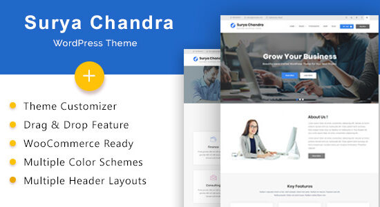 Surya Chandra - Chủ đề WordPress đa mục đích đáp ứng