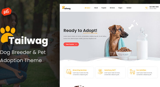 Tailwag - Chủ đề WordPress về người nuôi chó