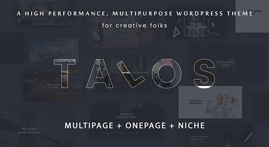 Talos - Chủ đề WordPress đa năng sáng tạo