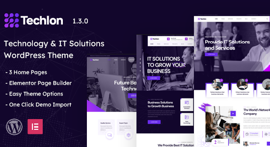 Techlon - Chủ đề WordPress Giải pháp Công nghệ & CNTT