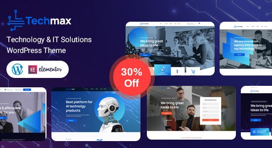 Techmax - Giải pháp CNTT & Công nghệ WordPress Theme