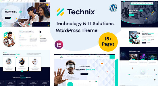 Technix - Chủ đề WordPress Giải pháp Công nghệ & CNTT