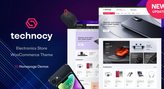 Technocy - Chủ đề WooC Commerce của Cửa hàng Điện tử